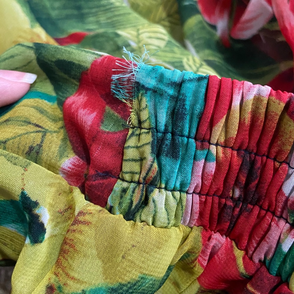 Boho Floral High-Waisted Pants - Picture 12 of 12